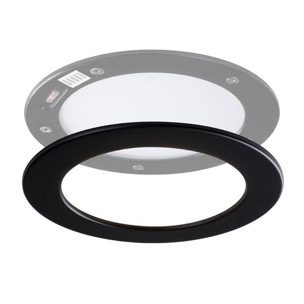 Liteline SPEX Lighting - 6 In. Round Black Trim For Slim Fixtures SL ...