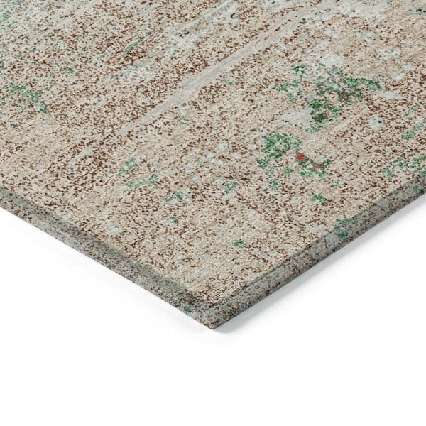 Chantille Machine Washable Indoor/Outdoor Abstract ACN1777 Khaki 2 ft. x 3 ft. Accent Rug