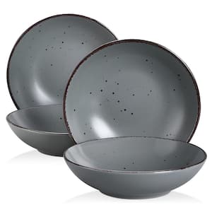 Moda 20 fl. oz. 4-Piece Gray Stoneware Soup Bowl(Set of 4)