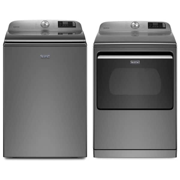 5.2 cu. ft. Metallic Slate Washer and 7.4 cu. ft. 240-Volt Dryer Set