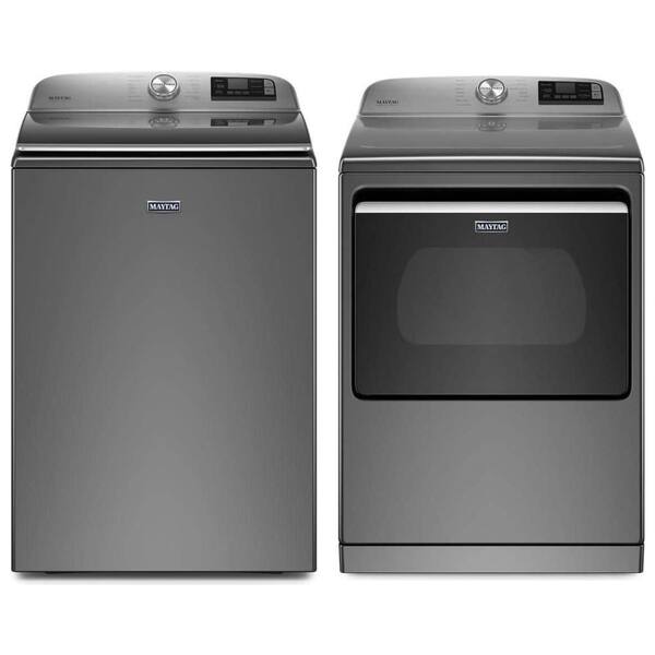 5.2 cu. ft. Metallic Slate Washer and 7.4 cu. ft. 240-Volt Dryer Set