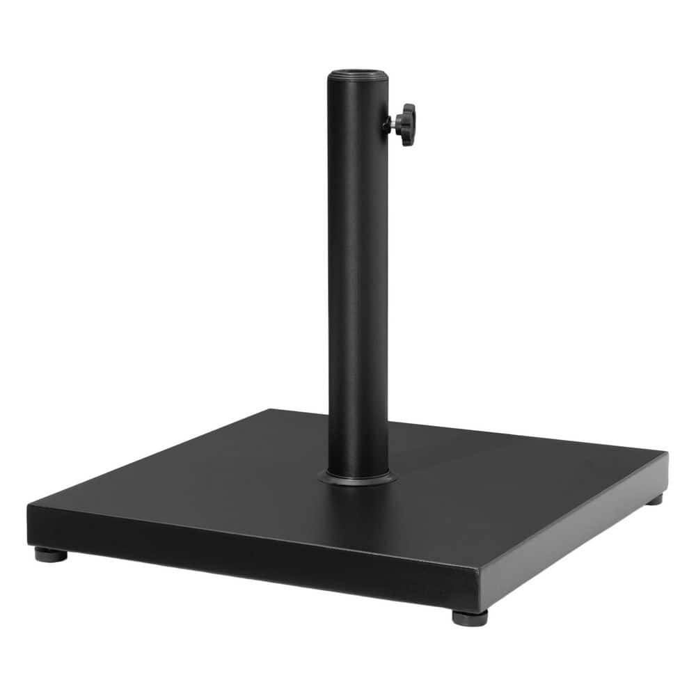 Patio Umbrella Base in Black, Outdoor Heavy Duty Square Concrete Stand Market Umbrella for Garden Deck Yard price history on PriceWatchPro