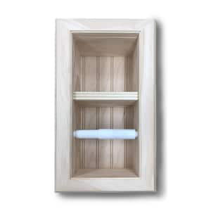 Evideco 2 in 1 Toilet Paper Holder and Storage Unit Cabinet-Mahe-Wood  9912195 - The Home Depot