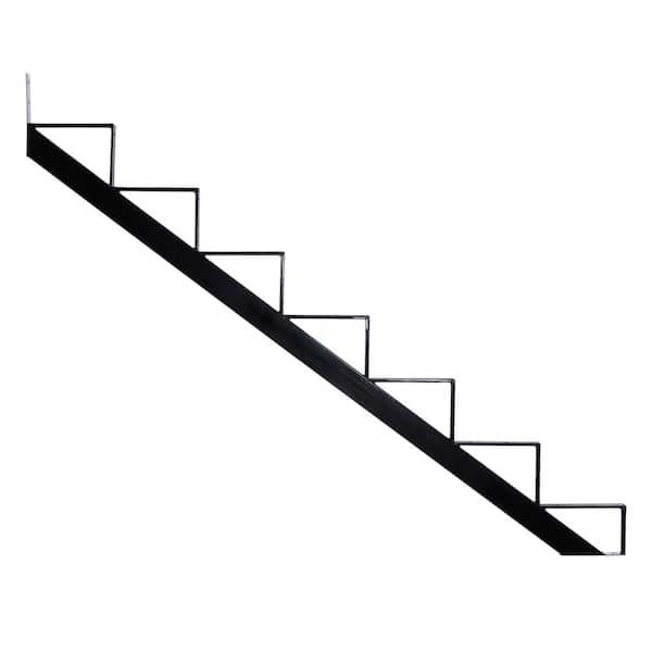 Pylex 7-Steps Steel Stair Stringer black 7-1/2 in. x 10-1/4 in. (Includes 1 Stair Stringer)