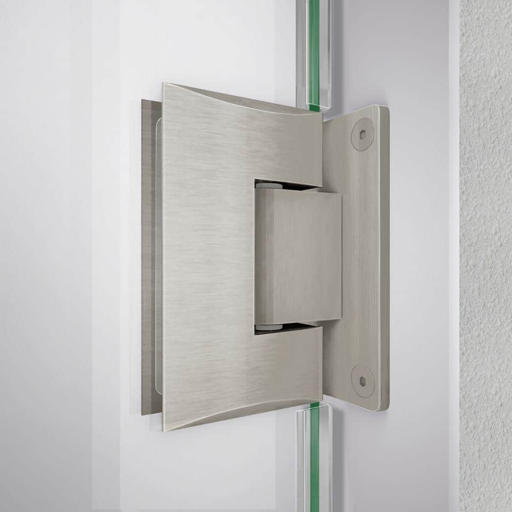 Unidoor-LS 23'' x 72" Frameless Clear Glass Hinged Shower Door