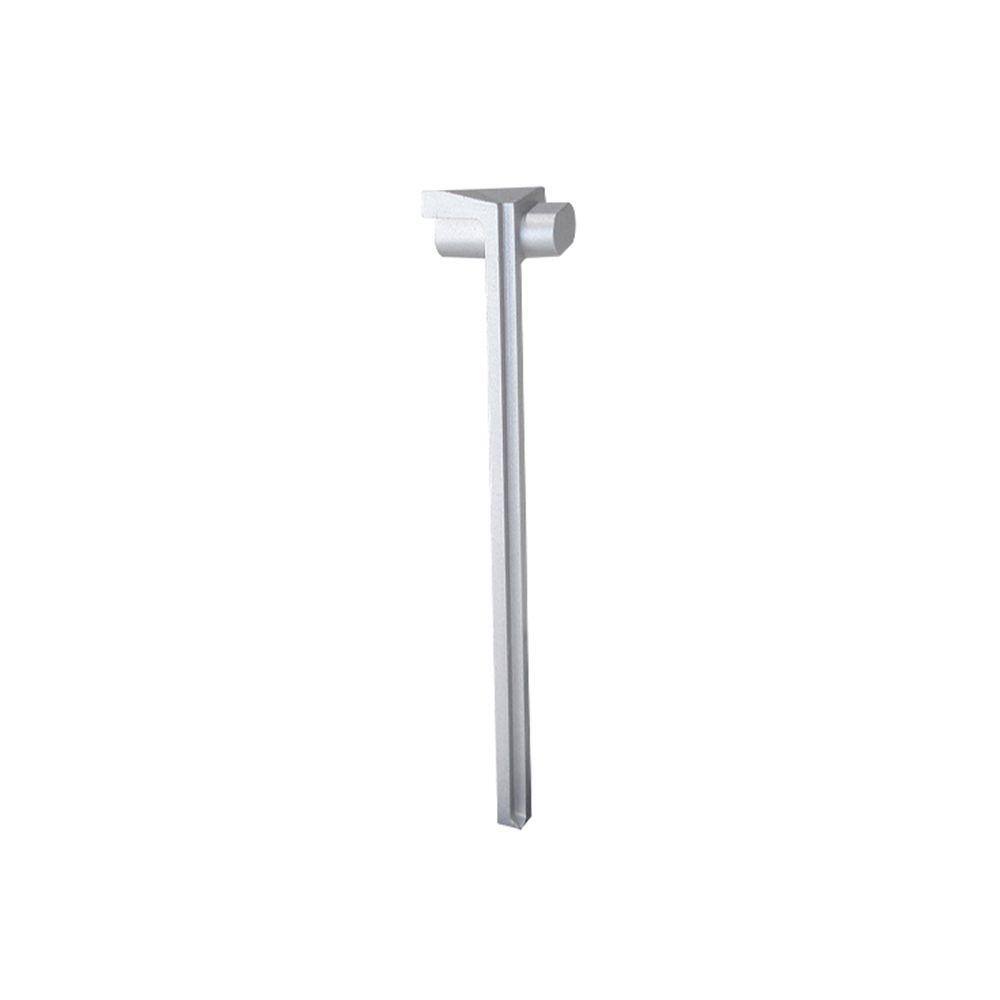 Internal Angle for Novorodapie Rehabit Matt Silver 3-1/8 in. Complement Aluminum Baseboard price history on PriceWatchPro