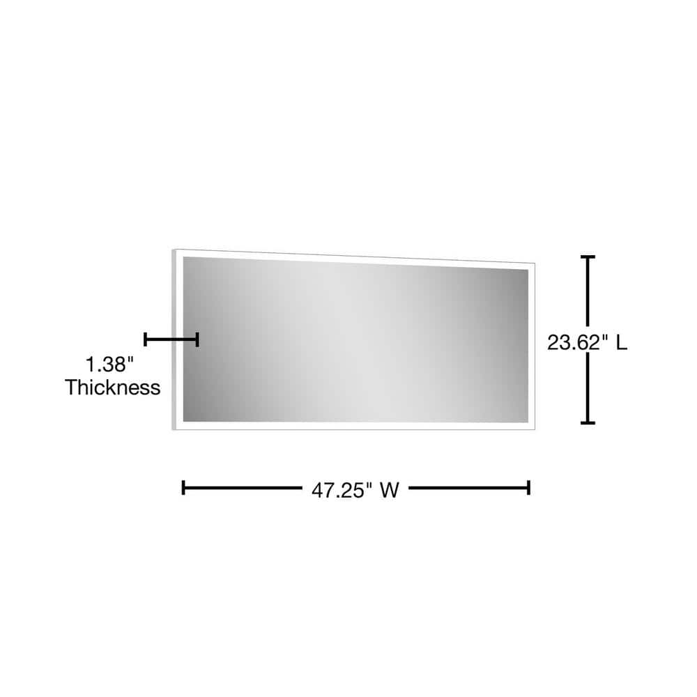 Laguna LED Frameless Rectangular Vanity Bathroom Mirror