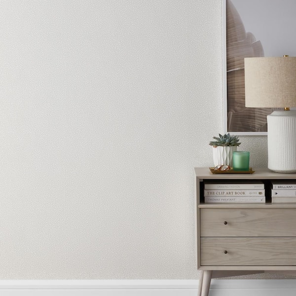 Dots Beige Peel and Stick Wallpaper Panel (covers 26 sq. ft.)