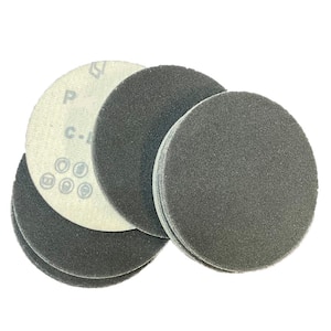 5 in. Silicone Carbide Sand Paper with Velcro Back 320 Grit Box (100-Pack)