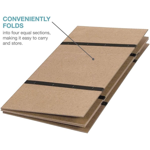 Folding fabric on magazine boards 