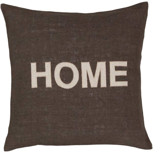 Artistic Weavers Abode Brown Geometric 22 in. x 22 in. Throw Pillow