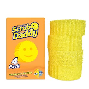 Scrub Daddy Special Edition Spring - Scratch-Free Multipurpose Dish Sponge  - BPA Free & Made with Polymer Foam - Stain & Odor Resistant Kitchen Sponge