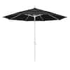 California Umbrella 11 ft. Fiberglass Collar Tilt Double Vented Patio Umbrella in Black Pacifica GSCUF118170-SA08-DWV