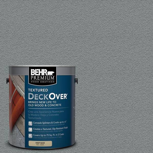 BEHR Premium Textured DeckOver 1 gal. #SC-125 Stonehedge Textured Solid Color Exterior Wood and Concrete Coating