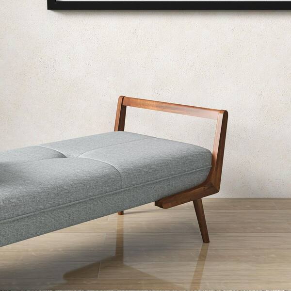 Mid century bed online bench