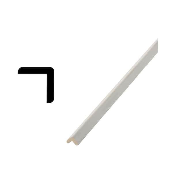 Woodgrain Millwork WM 205 - 1-1/8 in. x 1-1/8 in. Primed Finger-Jointed Outside Corner Molding
