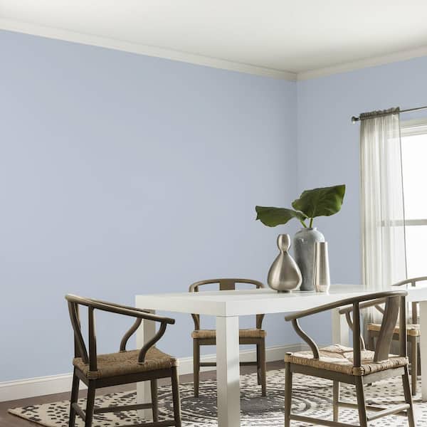 Glidden Premium 1 gal. PPG1041-4 Blue Dolphin Satin Interior Latex