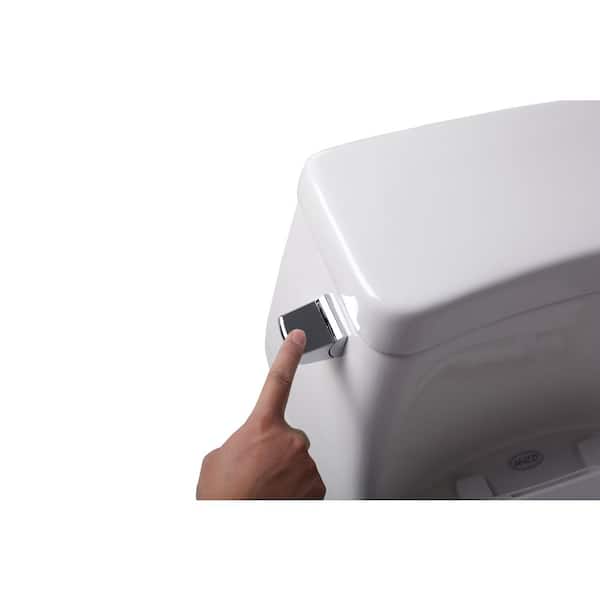 60 in. Walk-In Whirlpool Bathtub in White with 1.28 GPF Single Flush Toilet
