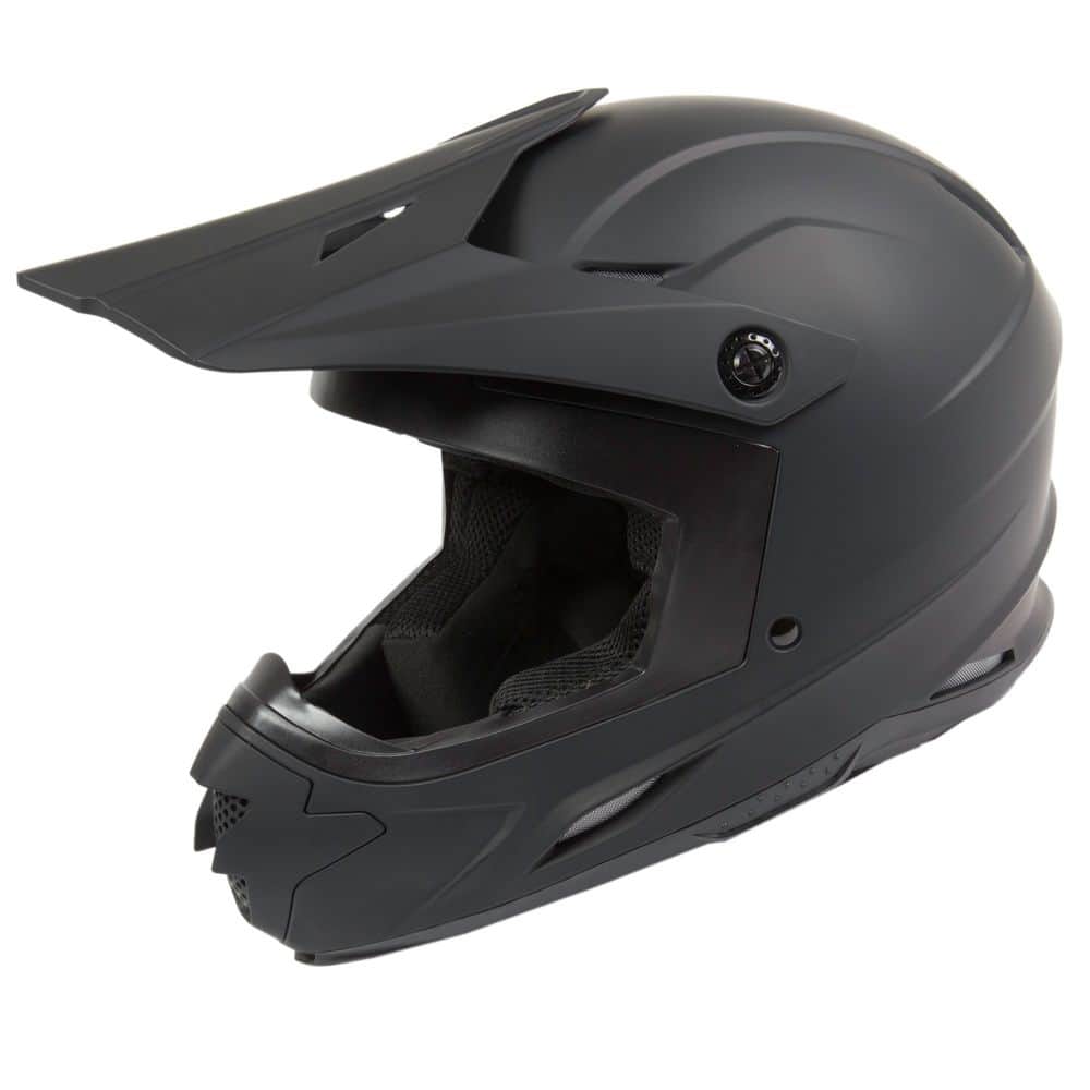 cheapest motorcycle helmets near me Raider Z7 MX Matte Black Helmet, Small