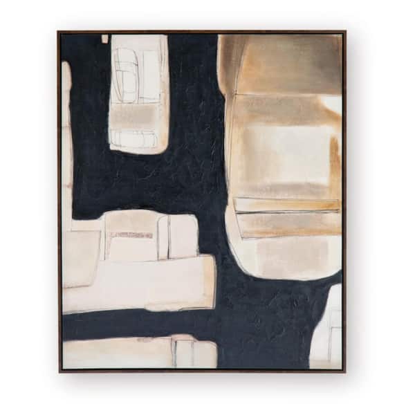 Feyville Framed Abstract Art Print 60 in. x 50 in.