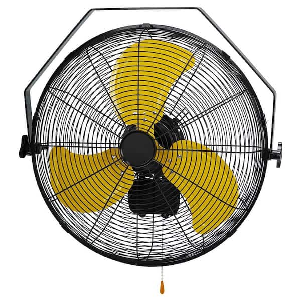 20 in. High Velocity Wall Mount Fan, 3-Speed 4650 CFM, Waterproof, ETL Listed