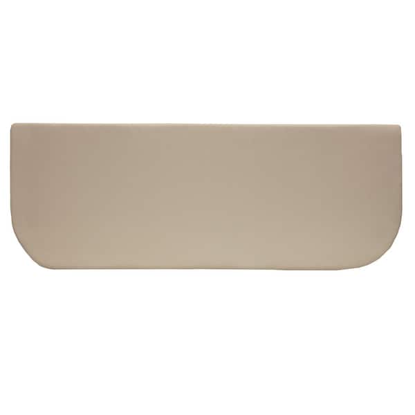 Commonwealth Home Fashions Nature 48 in. x 18 in. 1 Outdoor Reversible Bench Cushion in Taupe