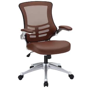 Attainment 26.5 in. Width Big and Tall Tan Mesh Ergonomic Chair with Wheels