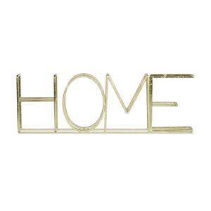 "HOME" Metal Cutout Sign