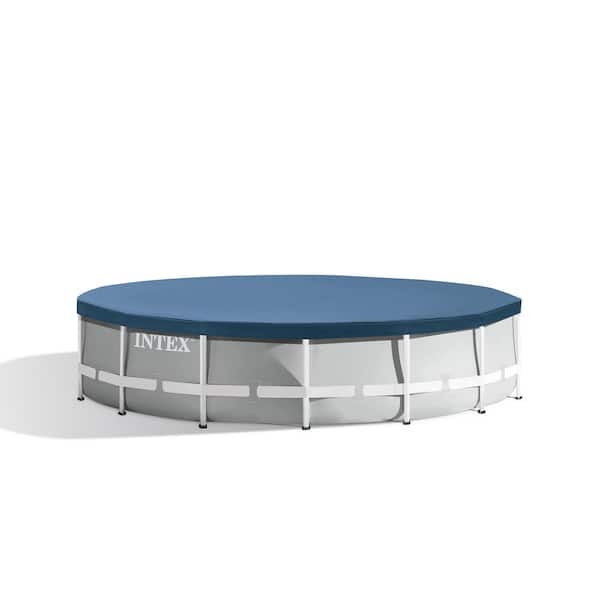 15 ft. x 42 in. Prism Frame Above Ground Round Shape Swimming Pool Set with Debris Cover