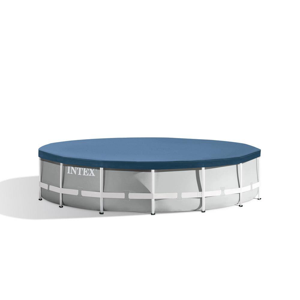 15 ft. x 42 in. Prism Frame Above Ground Round Shape Swimming Pool Set with Debris Cover price history on PriceWatchPro