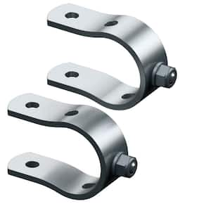 Universal Tube Bracket Kit for Automatic Gate Openers, Steel (2 Brackets)