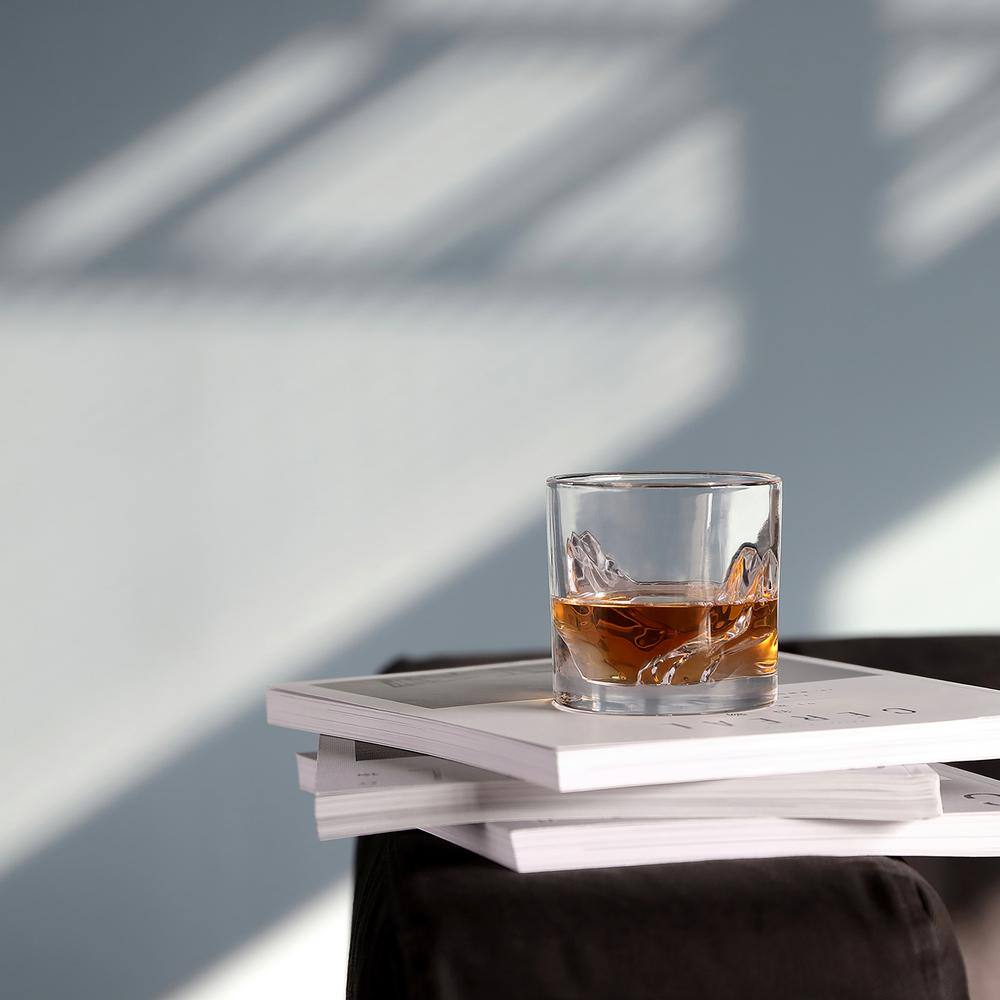 Grand Canyon Clear Crystal Whiskey Glass Set of Four