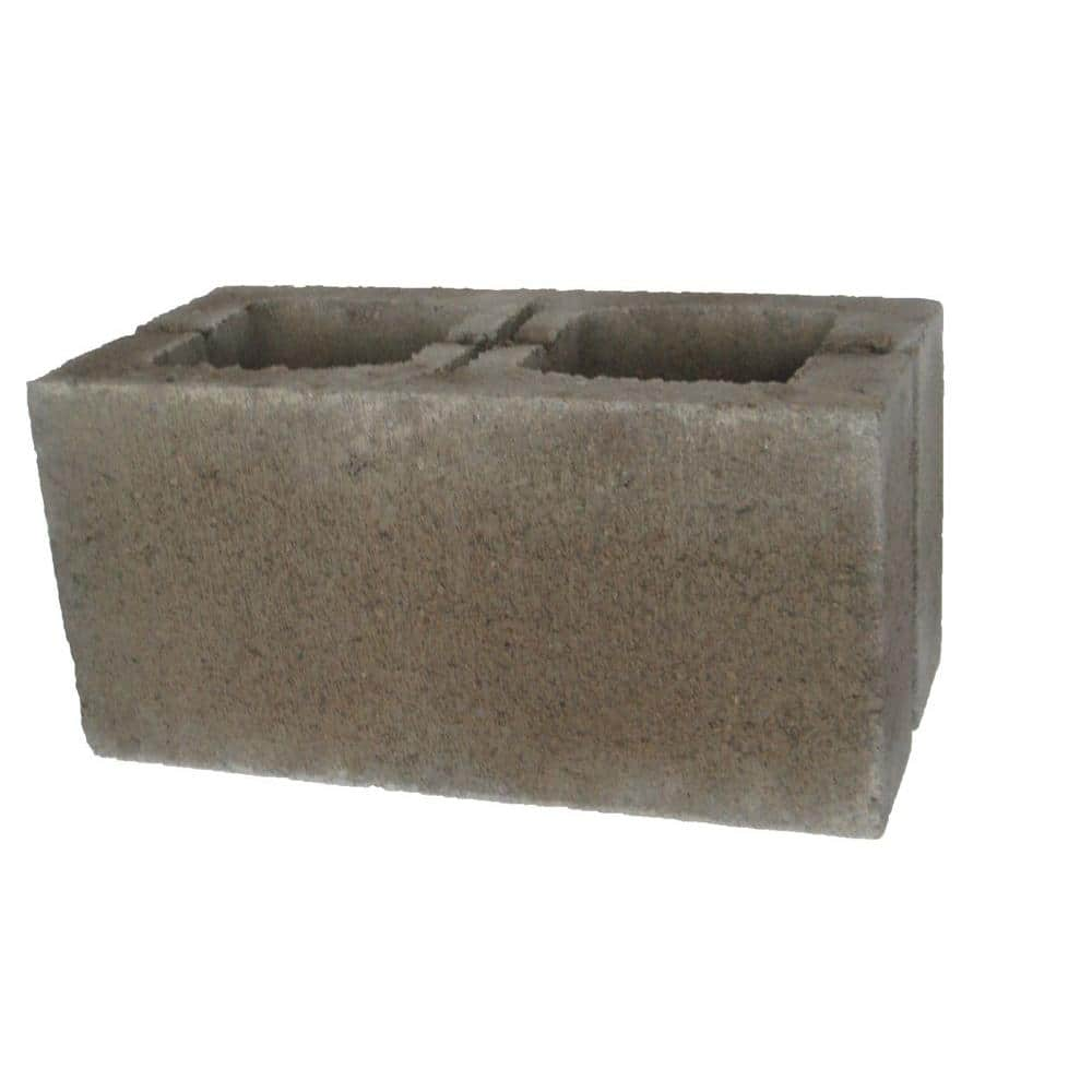 8 in. x 8 in. x 16 in. Concrete Corner Sash Block 10307 - The Home Depot