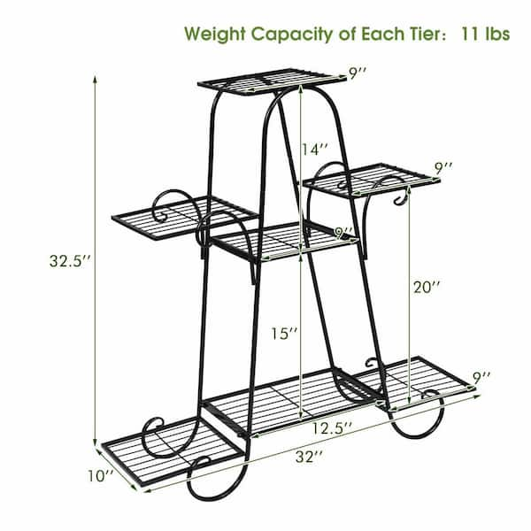 https://images.thdstatic.com/productImages/5b459a86-8e10-4660-9e37-0bd8e1918329/svn/black-gymax-plant-stands-gymhd0015-4f_600.jpg