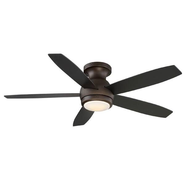 GE Treviso 52 in. Oil Rubbed Bronze Indoor LED Ceiling Fan with Remote Control