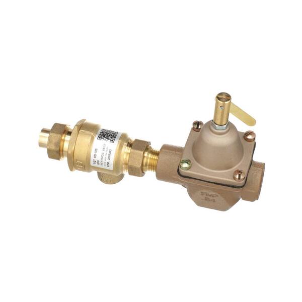 Watts 3/4 in. Bronze FPT x FPT Double Check Valve Assembly Backflow  Preventer 007M3QT - The Home Depot