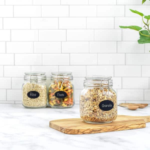 Glass Storage Cannister 32oz (3-Pack)