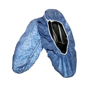 Polypropylene Non-Skid Blue Shoe Covers Size Ex Large (50 Pair per Box)