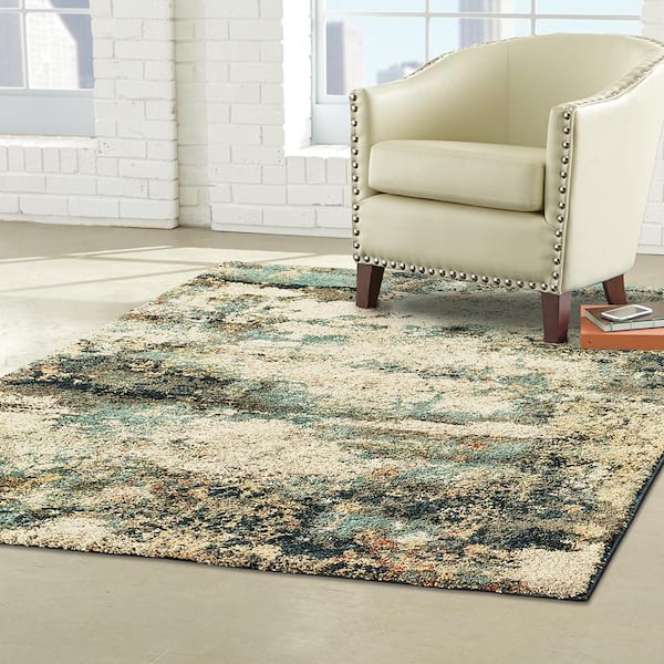 Home Decorators Collection Braxton Multi 5 ft. x 8 ft. Abstract Area Rug 523566 - The Home Depot