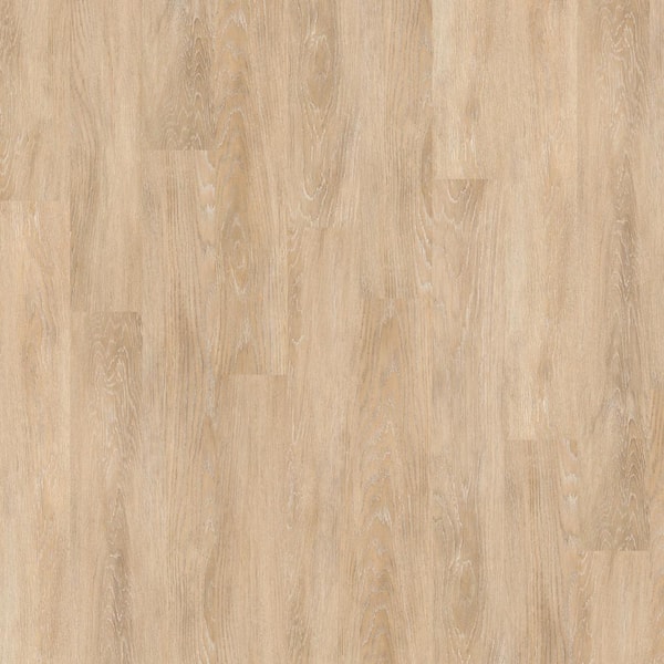 Shaw Inspiration 6 in. W Raw Silk Adhesive Luxury Vinyl Plank Flooring (53.93 sq. ft./case)