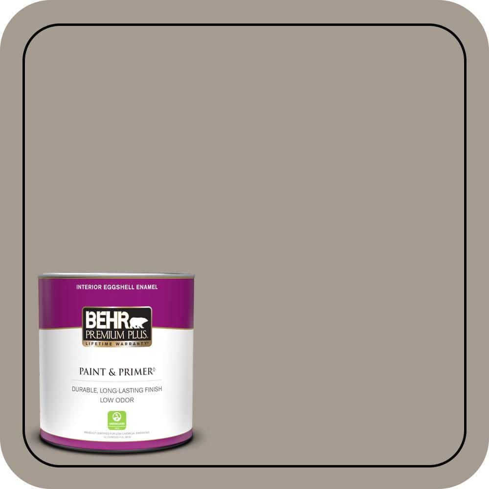 1 qt. #N200-4 Rustic Taupe Eggshell Enamel Low Odor Interior Paint & Primer price history on PriceWatchPro