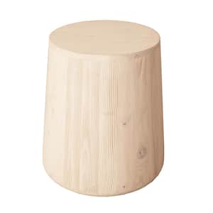 16.5 in. Natural Solid Wood End Table