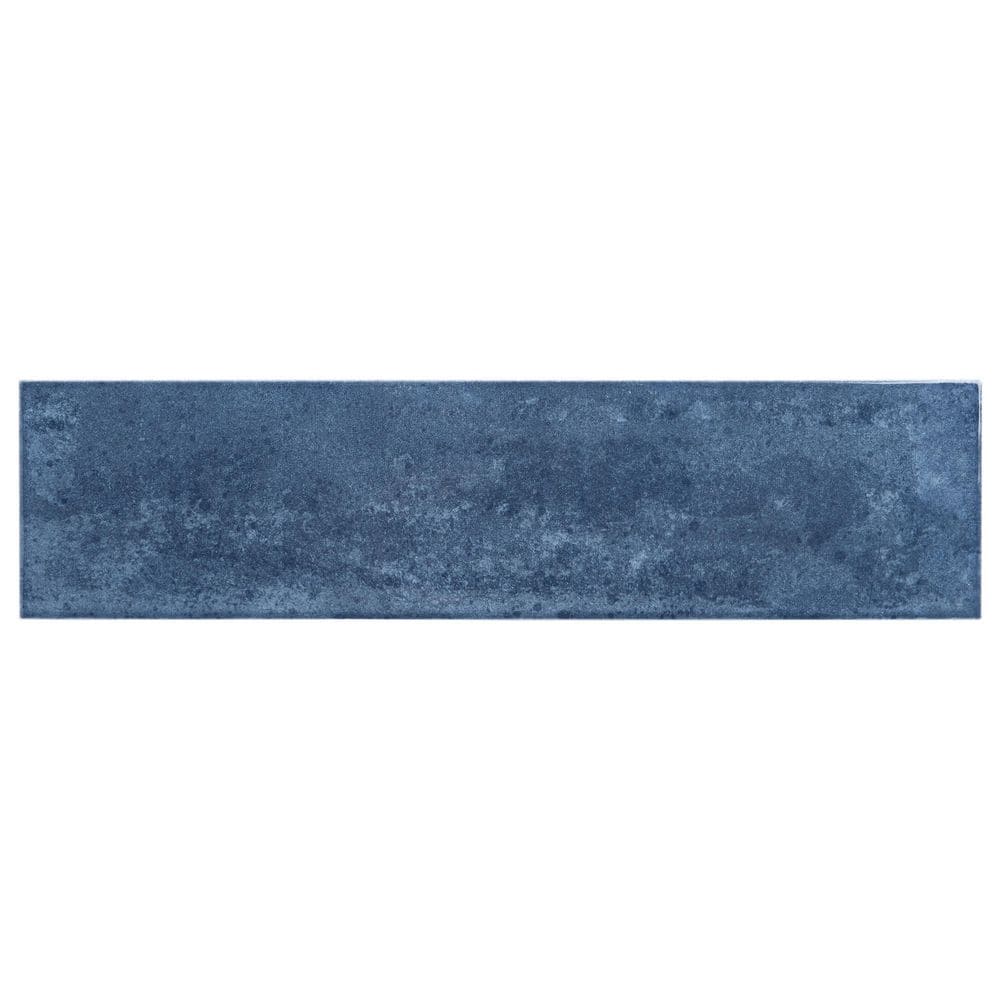 Alora Denim Blue 4 in. x 0.28 in. Glossy Ceramic Subway Wall Tile Sample price history on PriceWatchPro