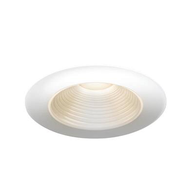 5 in./6 in. CCT Selectable Integrated LED Retrofit White Recessed Trim Downlight (4-Pack)