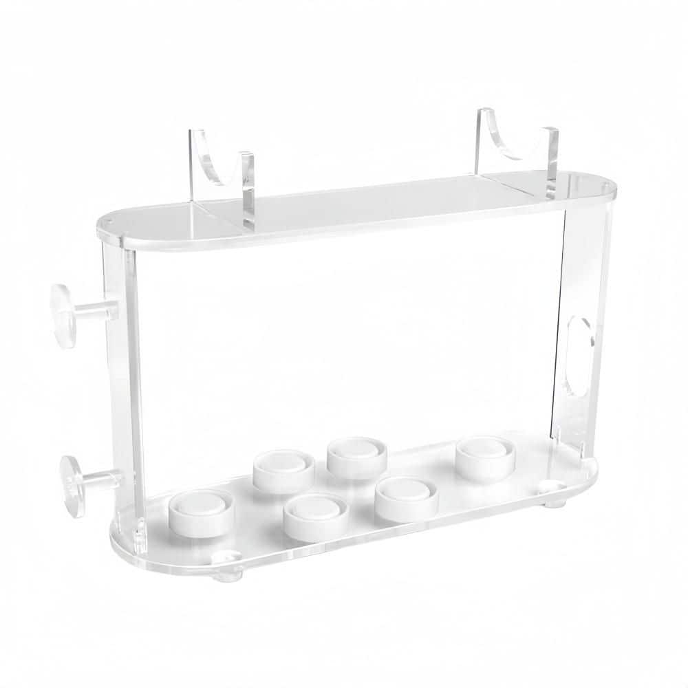Acrylic 6 Holes Countertop Organizer Stand, Desktop Organizer for Storage Long Barrel Attachments for Bathroom price history on PriceWatchPro