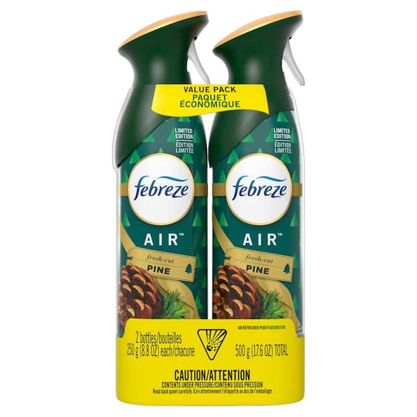 Febreze Air Odor Elimination 8.8 oz. Fresh Cut Pine Air Freshner Spry  (2-Count) 003700047322 - The Home Depot