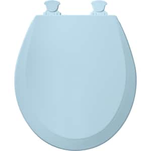 Lift-Off Round Closed Front Toilet Seat in Dresden Blue