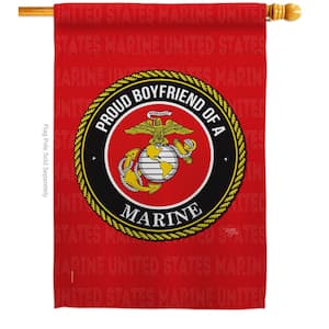 usmc double sided flag