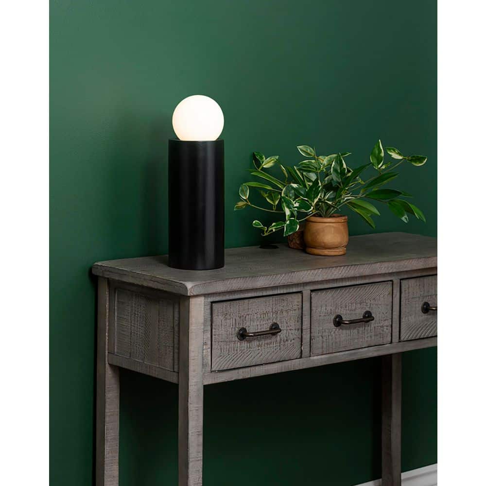 Pillar 16.5 in. Carbon-Matte Black Table Lamp price history on PriceWatchPro