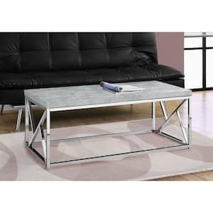 Mariana 47 in. Rectangle Concrete Gray Coffee Table